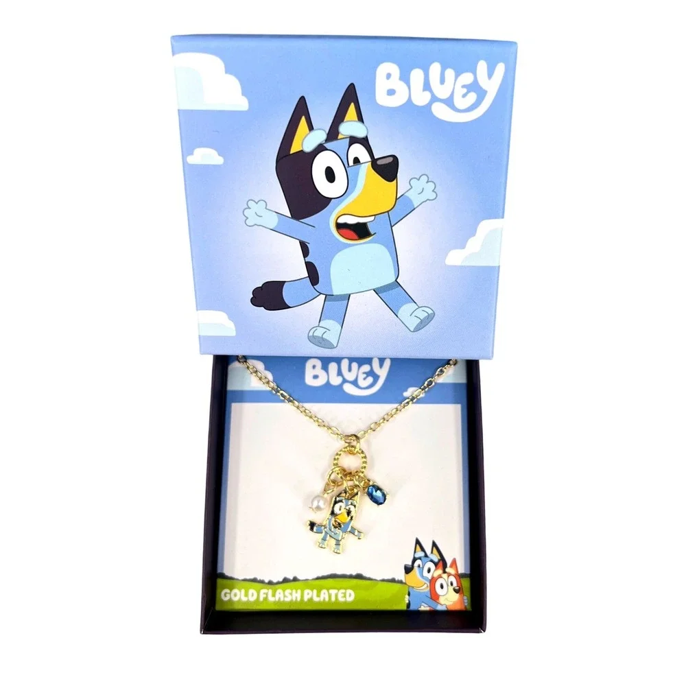 Bluey Dangle Drop Necklace 18
